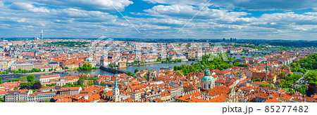Panorama of Prague city historical centre Panorama of Prague city historical centre 85277482