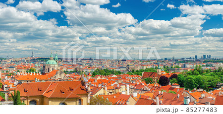 Panorama of Prague city historical centre Panorama of Prague city historical centre 85277483