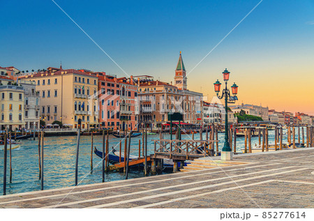 Venice cityscape with Grand Canal waterway Venice cityscape with Grand Canal waterway 85277614