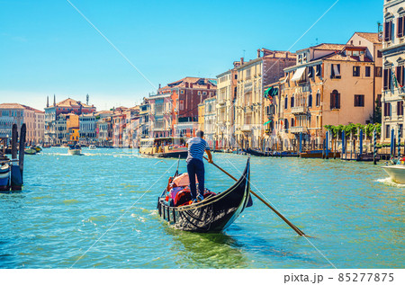 Venice cityscape with Grand Canal waterway 85277875