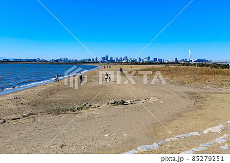東京 江戸川区 葛西臨海公園 西なぎさ海水浴場 東京 江戸川区 葛西臨海公園 西なぎさ海水浴場 85279251