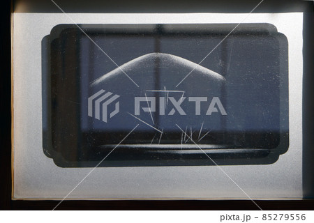 備中高梁　頼久寺　本堂のガラス窓　岡山県高梁市 85279556