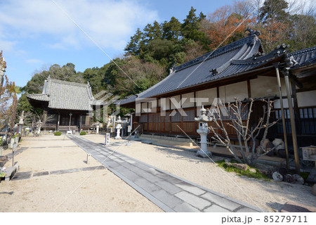 備中高梁　薬師院　境内　岡山県高梁市 85279711