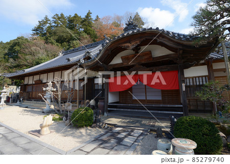 備中高梁　薬師院　玄関　岡山県高梁市 85279740