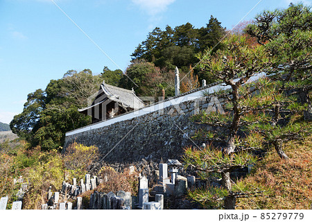 備中高梁 薬師院 薬師堂遠望 岡山県高梁市 備中高梁 薬師院 薬師堂遠望 岡山県高梁市 85279779