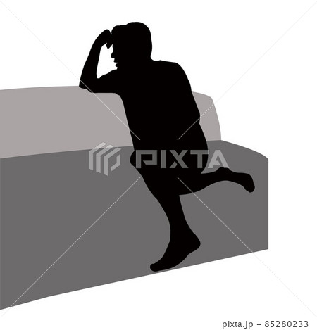 a man body silhouette vector 85280233