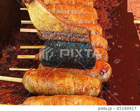 肉巻ききりたんぽ 〜Meat-rolled kiritanpo 肉巻ききりたんぽ 〜Meat-rolled kiritanpo 85280917