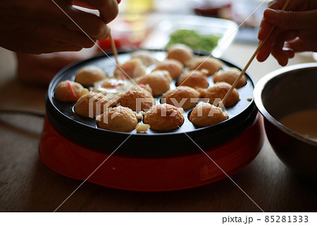 自宅で作るたこ焼き 85281333