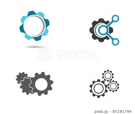 Gear symbol vector icon 85281784