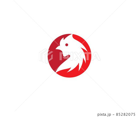 Rooster vector icon Rooster vector icon 85282075