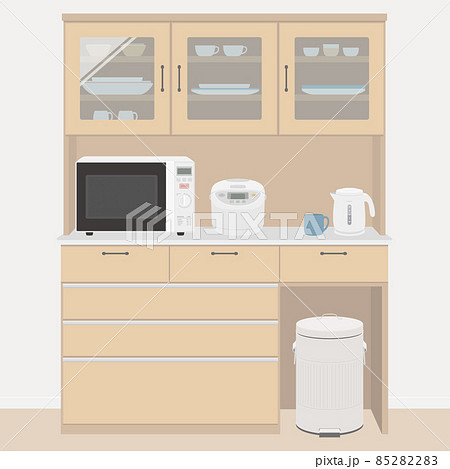食器棚、キッチンボードのイラスト 85282283