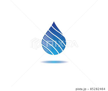 Water drop vector icon 85282464