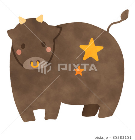 牡牛座 イラスト素材 85283151