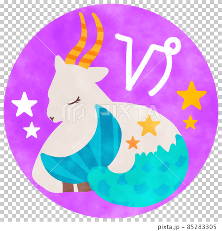 摩羯座插畫素材圖標 85283305