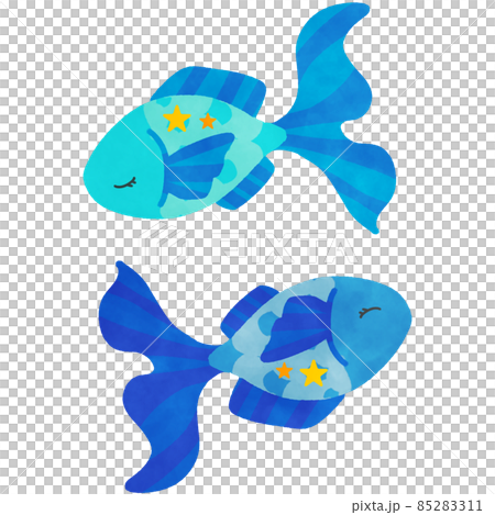 Pisces illustration material Pisces illustration material 85283311
