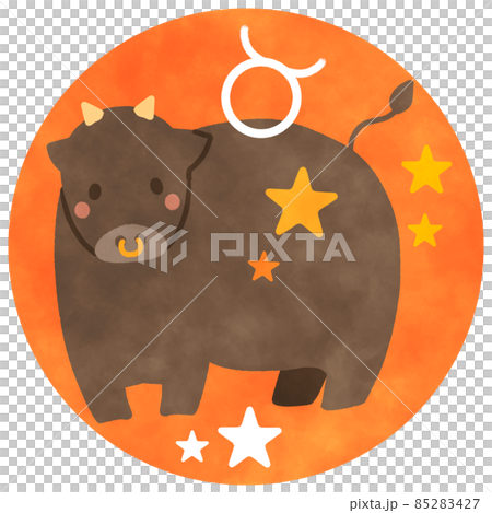 Taurus icon illustration material Taurus icon illustration material 85283427