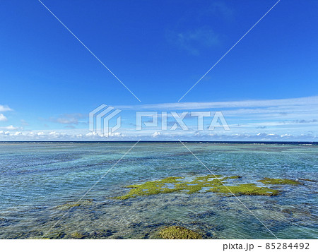 沖縄 浦添西海岸カーミージーの風景 沖縄 浦添西海岸カーミージーの風景 85284492