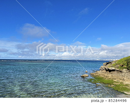 沖縄 浦添西海岸カーミージーの風景 沖縄 浦添西海岸カーミージーの風景 85284496