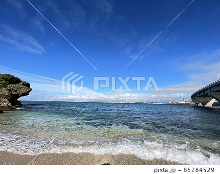 沖縄 浦添西海岸カーミージーの風景 沖縄 浦添西海岸カーミージーの風景 85284529