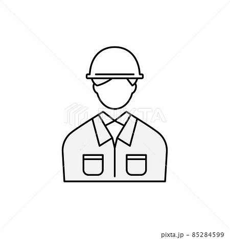 若い男性エンジニア 建築士のイラストのイラスト素材