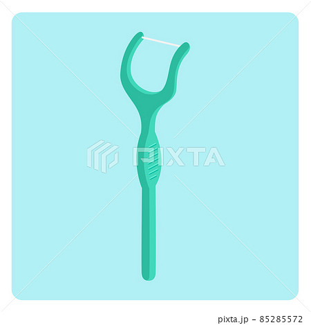 Y字型のデンタルフロスのイラスト Y字型のデンタルフロスのイラスト 85285572