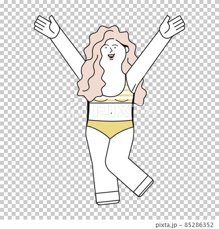 喜ぶ女性 85286352