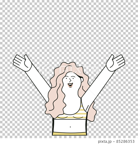 喜ぶ女性 85286353