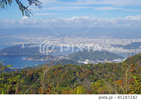 広島安芸郡中野山から眺めた広島の街並 広島安芸郡中野山から眺めた広島の街並 85287282