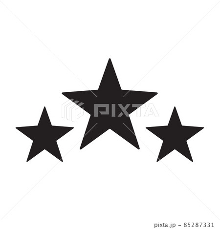 Star or rating icon in simple style on white background. 85287331