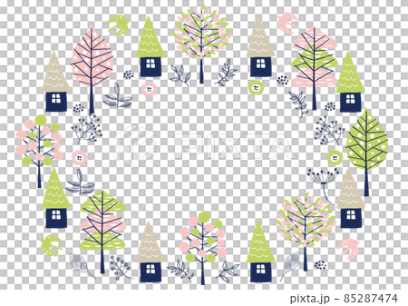 Scandinavian style_flower pattern frame 1132 Scandinavian style_flower pattern frame 1132 85287474