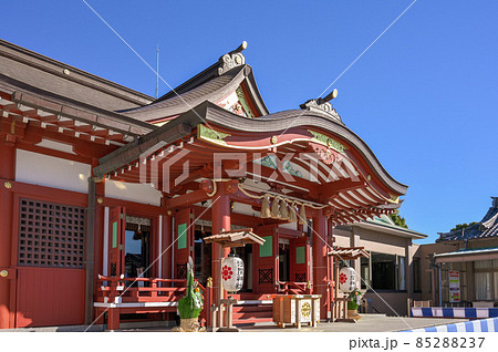 新年前の浅間神社の本殿 新年前の浅間神社の本殿 85288237