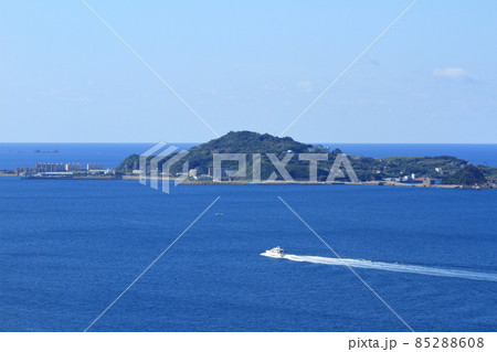 長崎香焼総合公園からの高島の景色 長崎香焼総合公園からの高島の景色 85288608