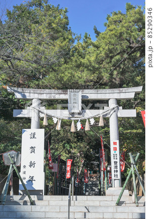 新年前の登渡神社　 85290346