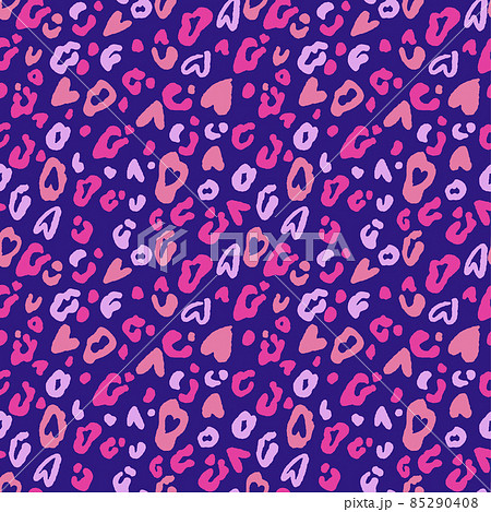 Valentine's Day seamless pattern leopard or jaguar. Some animal spots are stylized as hearts. Valentine's Day seamless pattern leopard or jaguar. Some animal spots are stylized as hearts. 85290408