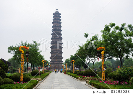 中国河南省 北宋の都開封の美しい風景 中国河南省 北宋の都開封の美しい風景 85292088