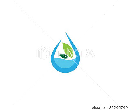 Water drop vector icon 85296749