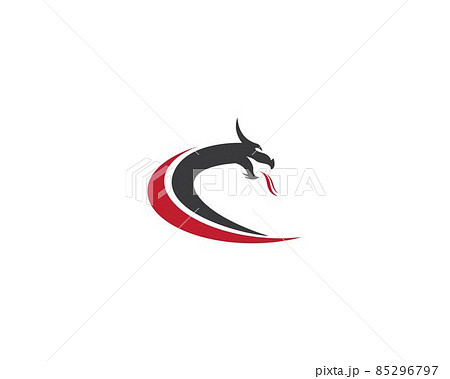 Dragon head symbol illustration Dragon head symbol illustration 85296797