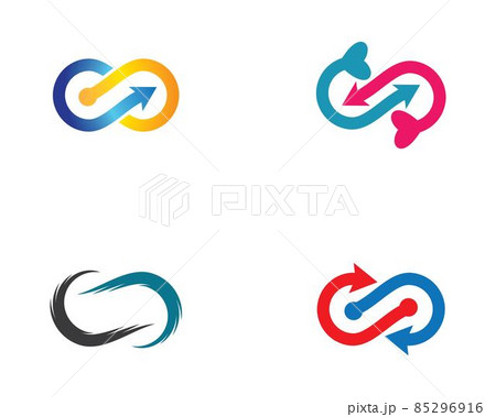 Infinity symbol vector icon 85296916