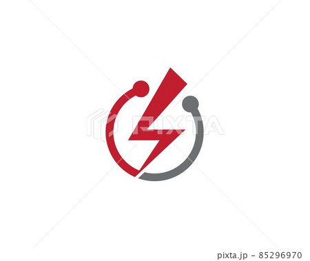 Thunderbolt vector icon Thunderbolt vector icon 85296970