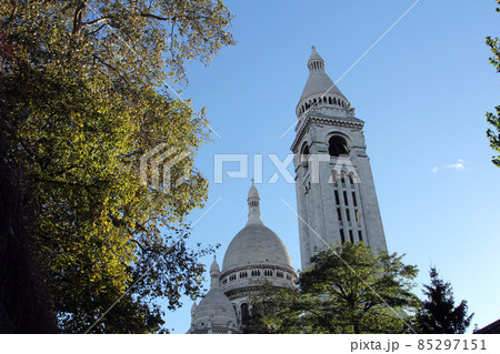 Basilique of Sacre Coeur, Montmartre, Paris, France 85297151
