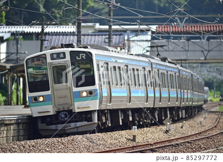 中央本線　上野原　JR東日本　211系　N608編成（長野） 85297772
