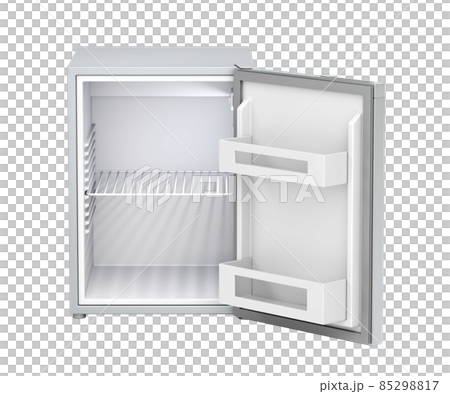 Empty small refrigerator Empty small refrigerator 85298817