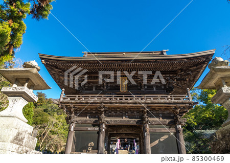 筑波山神社　随神門　旧中禅寺仁王門　江戸時代は中禅寺の仁王門 85300469