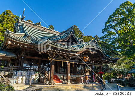 筑波山神社　拝殿　日本で最初に夫婦になった神様が祀られている　日本神話中の夫婦の創造神　日本人の祖神 85300532