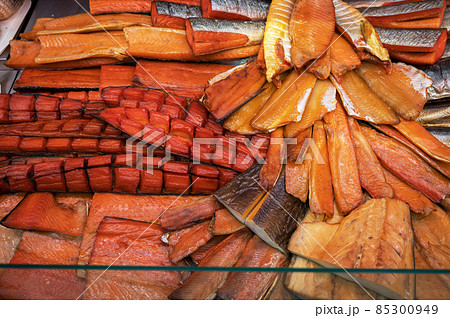 Various smoked fish products Various smoked fish products 85300949