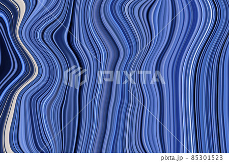 Fluid art. Marble ink colorful. Blue marble pattern texture abstract background. can be used for background or wallpaper, Flow ink 85301523