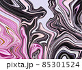 Fluid art. Marble ink colorful. Pink and Purple marble pattern texture abstract background. can be used for background or wallpaper, Flow ink 85301524