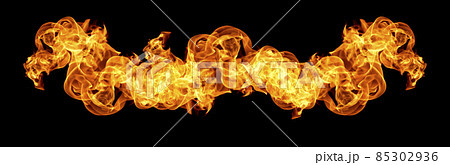 Flame heat fire abstract background 85302936