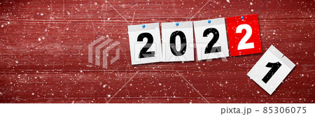 Happy New Year Background. Start to the year 2022. Happy New Year Background. Start to the year 2022. 85306075