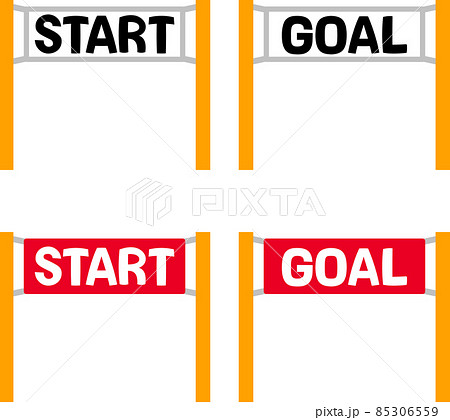 スタートゲートとゴールゲート 85306559